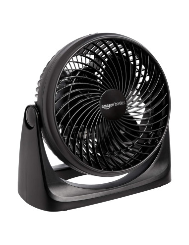 Ventilador Circulador de Aire Amazon Basics 35W 3 Velocidades Negro
