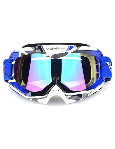 Gafas de Motocross Ubelly Azul Antivaho y Ajustables