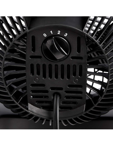 Ventilador Circulador de Aire Amazon Basics 35W 3 Velocidades Negro