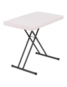 Mesa portátil plegable ajustable Lifetime 76 cm Almendra