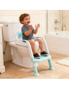 Asiento de Entrenamiento para Baño SKYROKU Azul Antideslizante 2