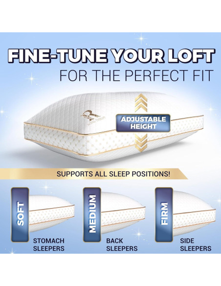 Almohadas de Espuma con Memoria Royal Therapy Rey 4-Pack