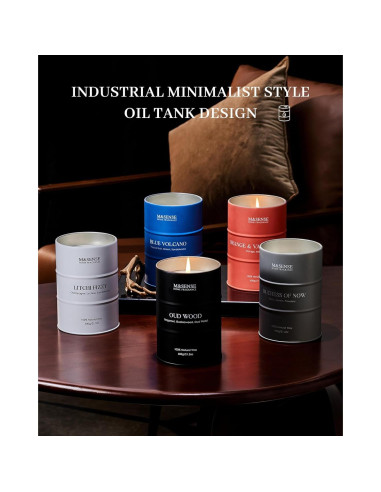 Vela Aromática M&SENSE Pomelo y Cedro 320g - Cera Natural