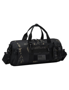 Bolsa Duffle Táctica ArcEnCiel Pequeña 38.6x19.8cm Camo Negro