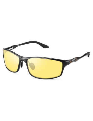 Gafas de Conducir Nocturna Antirreflejo TAC Amarillas