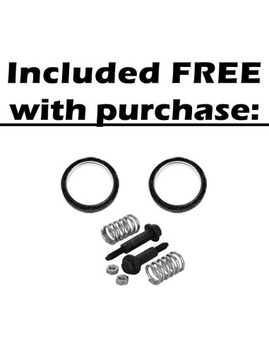 Tubería Frontal Escape Acero Inoxidable Northeastern para Geo Prizm 1998-2002 y Toyota Corolla 1998-2002