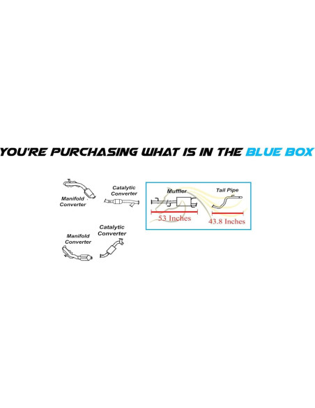 Silenciador de Acero Inoxidable Escape Northeastern para Toyota FJCruiser 2007-2014