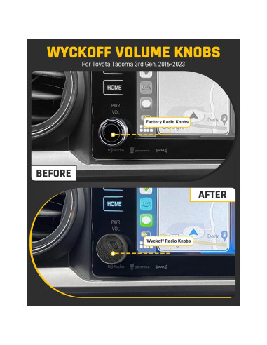 Perillas de Volumen Wyckoff para Toyota Tacoma 2016-2023