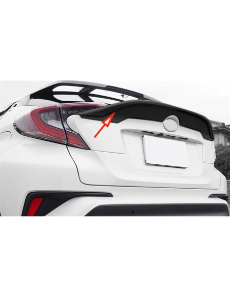 Cubierta Spoiler Trasero Toyota C-HR 2017-2022 ABS Carbono