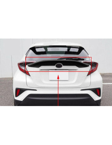 Cubierta Spoiler Trasero Toyota C-HR 2017-2022 ABS Carbono