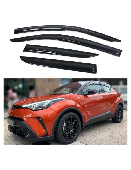 Deflector de Ventana Humo Cuztom Tuning Toyota CHR 2017-2022