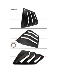 Cubierta de Ventilación Toyota Camry 2025 4 Piezas Negro Mate 2