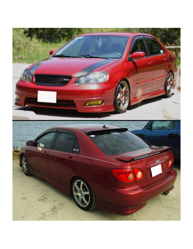 Visera de Ventana Ahumada Cuztom Tuning para Toyota Corolla 2003-2008