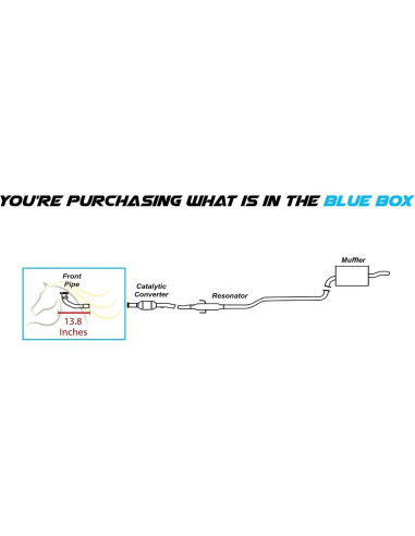 Tubería Frontal de Escape Northeastern Exhaust 1.8L para Chevrolet Prizm y Toyota Corolla