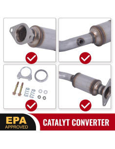 Convertidor Catalítico TOPAZ para Toyota Corolla 1.8L 2009-2012 2