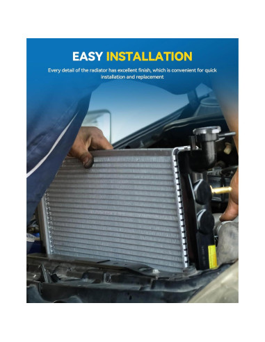 Radiador de Aluminio PHILTOP CU13106 para Corolla y Matrix