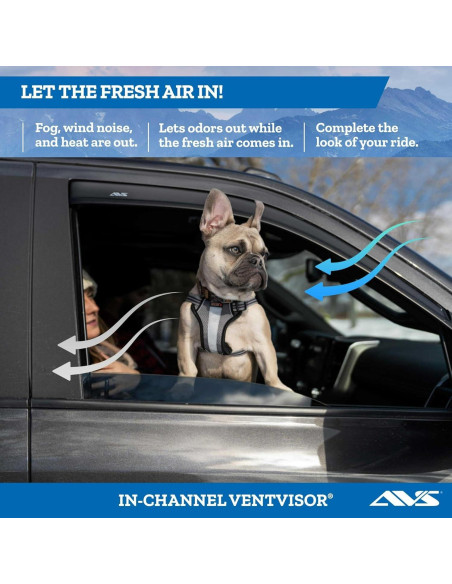 Protectores de Lluvia In-Channel Auto Ventshade para Toyota Yaris 2007-2013