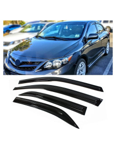 Visera de Ventana Ahumada Cuztom Tuning 3D para Toyota Corolla 2009-2013