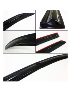 Visera de Ventana Ahumada Cuztom Tuning 3D para Toyota Corolla 2009-2013 2