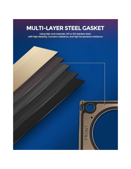 Juego de Junta de Culata KAX con 10 Tornillos para Toyota 1.8L