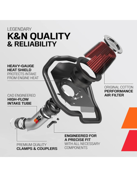 Sistema de Admisión de Aire Frío K&N 57S-9501 para Audi y VW