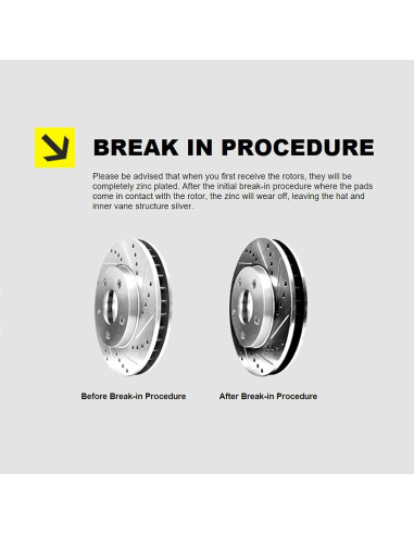 Kit de Frenos Delanteros Hart Brakes Cerámicos para Toyota Corolla