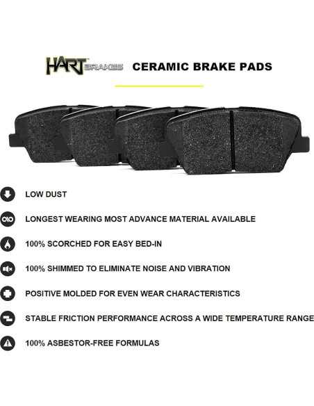 Kit de Frenos Delanteros Hart Brakes Cerámicos para Toyota Corolla