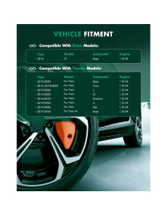 Eje de transmisión CV SCITOO para Scion iA y Toyota Yaris 2