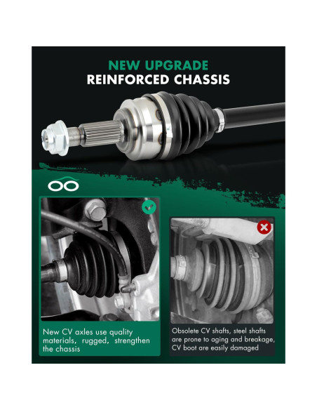 Eje de transmisión CV SCITOO para Scion iA y Toyota Yaris