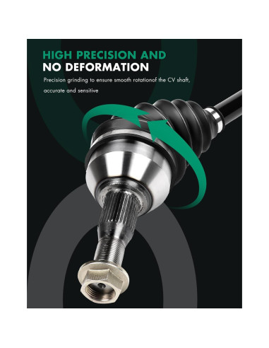 Eje de transmisión CV SCITOO para Scion iA y Toyota Yaris