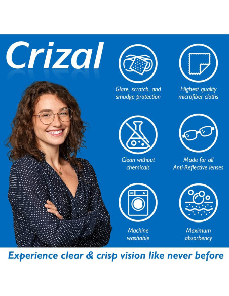 Paño de Microfibra Crizal para Gafas - 2 Paquetes