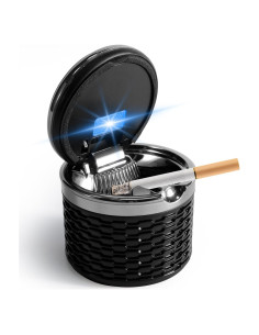 Cenicero de Auto SOLARXIA con Tapa LED Desmontable