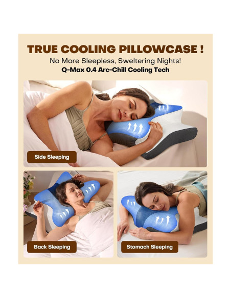 Almohada Cervical Ergonómica Cozyplayer STSDK-05 1.22 kg