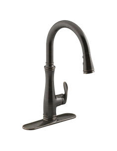 Grifo de Cocina KOHLER Bellera Sin Contacto Bronce Aceitado