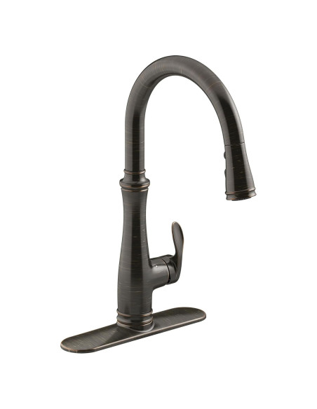Grifo de Cocina KOHLER Bellera Sin Contacto Bronce Aceitado