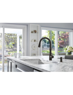 Grifo de Cocina KOHLER Bellera Sin Contacto Bronce Aceitado 2