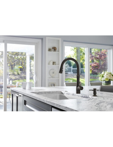 Grifo de Cocina KOHLER Bellera Sin Contacto Bronce Aceitado