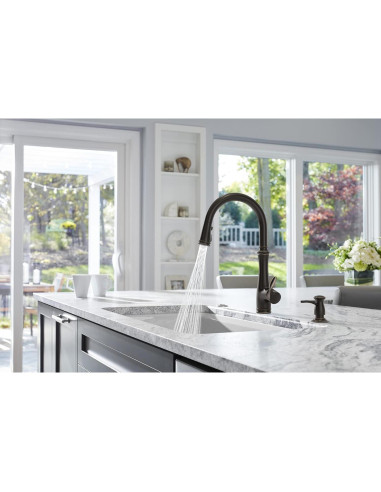 Grifo de Cocina KOHLER Bellera Sin Contacto Bronce Aceitado