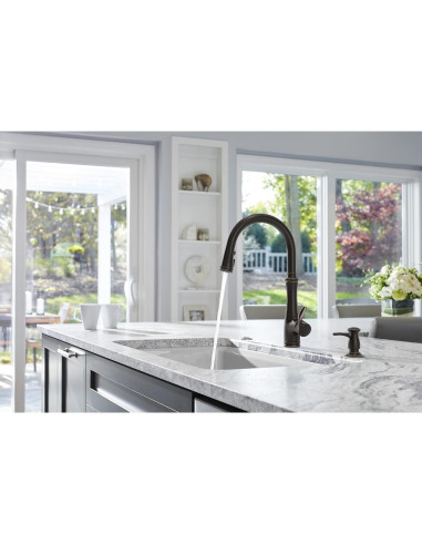 Grifo de Cocina KOHLER Bellera Sin Contacto Bronce Aceitado