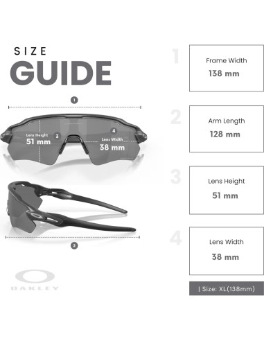 Gafas de sol Oakley Radar EV Path Carbono Prizm Negro Polarizado