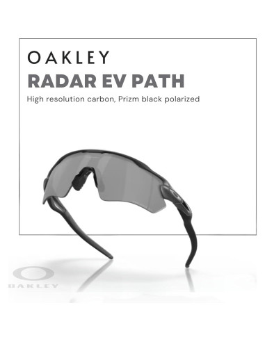 Gafas de sol Oakley Radar EV Path Carbono Prizm Negro Polarizado
