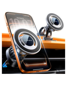 Soporte de Coche Magnético LISEN para Magsafe - Plateado