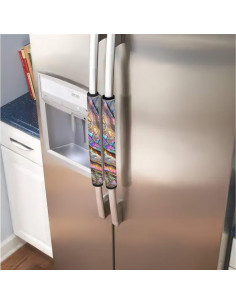 Juego de 6 Cubiertas para Manijas Garucesta Neopreno Iridiscente 2