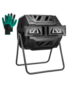 Contenedor de Compostaje Doble Cámara Hourleey 43 Galones