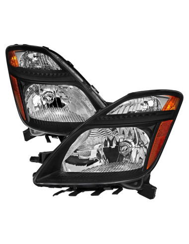 Faros Spec-D Tuning Negros para Toyota Prius 2006-2009