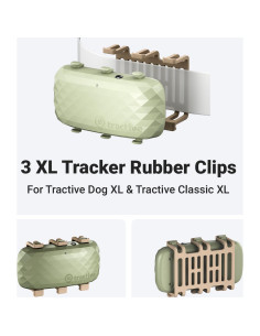 Clips de Sujeción de Goma Tractive para GPS Dog XL - Paquete de 3 2