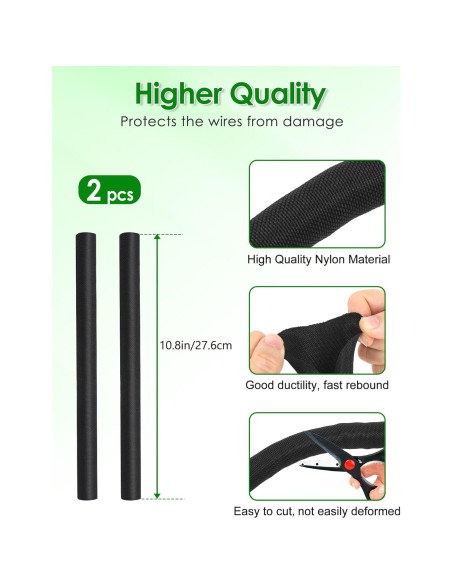 Manga de Cables para Soporte de Micrófono YOUSHARES 2PCS