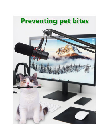 Manga de Cables para Soporte de Micrófono YOUSHARES 2PCS