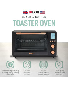 Horno Tostador Haden 25L 6 Rebanadas Freidora de Aire 2