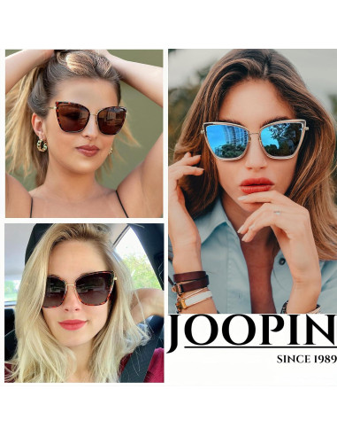 Gafas de sol Joopin estilo gato UV400 para mujeres - Paquete 2